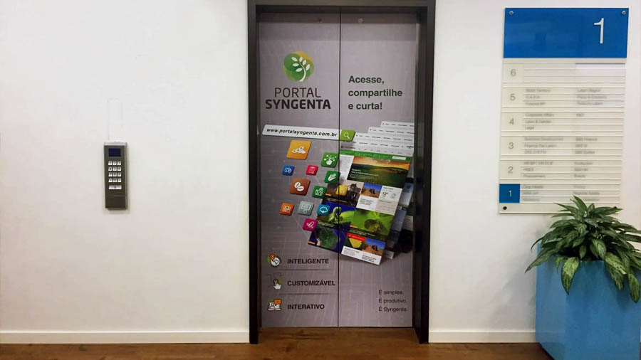 Envelopamento de Elevadores em São Vicente